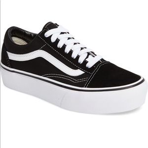 Old school platform sneaker VANS